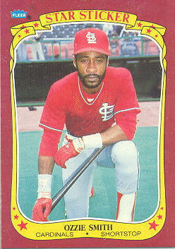 1986 Fleer Sticker Baseball Cards